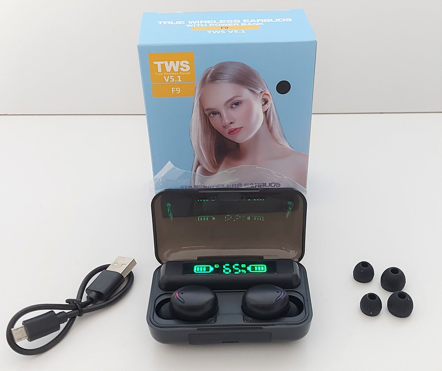 SonicTouch F9 Pro – Audífonos Bluetooth TWS V5.3